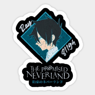 THE PROMISED NEVERLAND: RAY (GRUNGE STYLE) Sticker